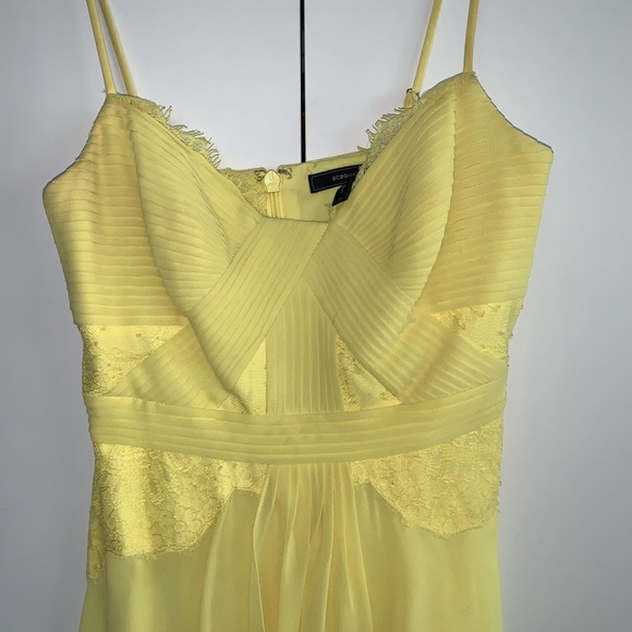 BCBG Maxazria bright yellow dress - Picture 4 of 6